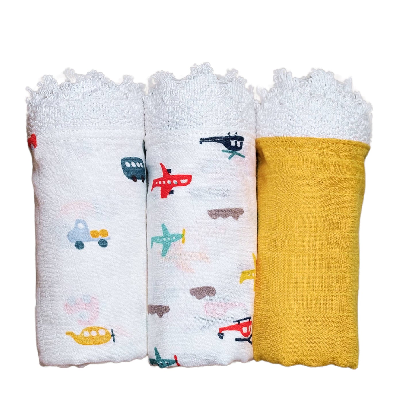 Sunny Up Trio - Pure Cotton Baby Swaddle