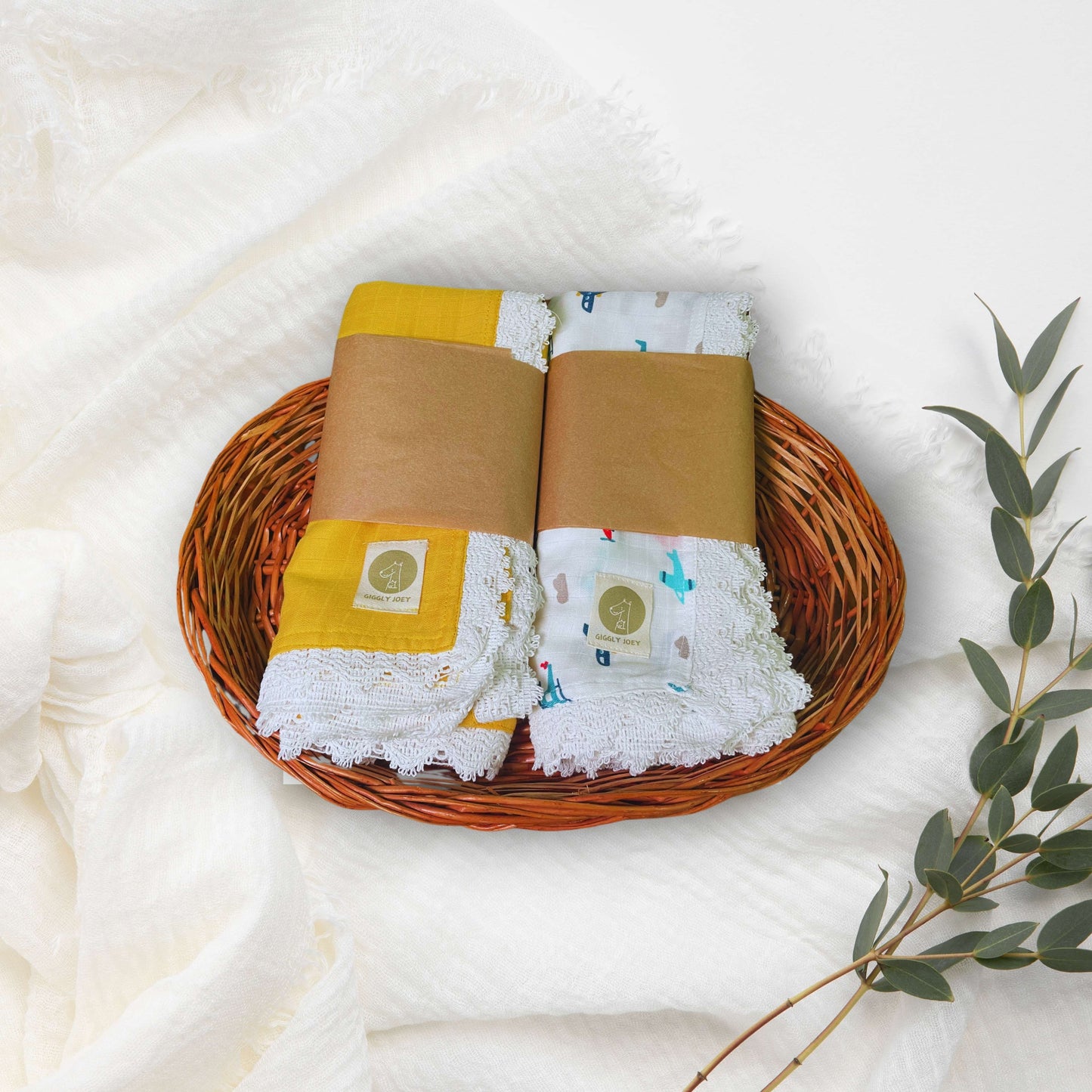 Sunny Skies Duo - Pure Cotton Baby Swaddle