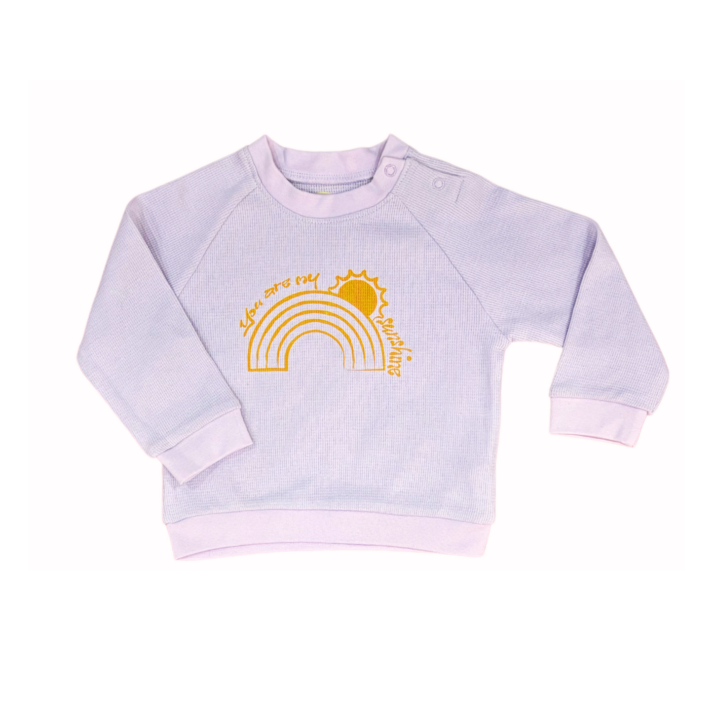 Lavender Sunshine - Sweatshirt and Pajama Set
