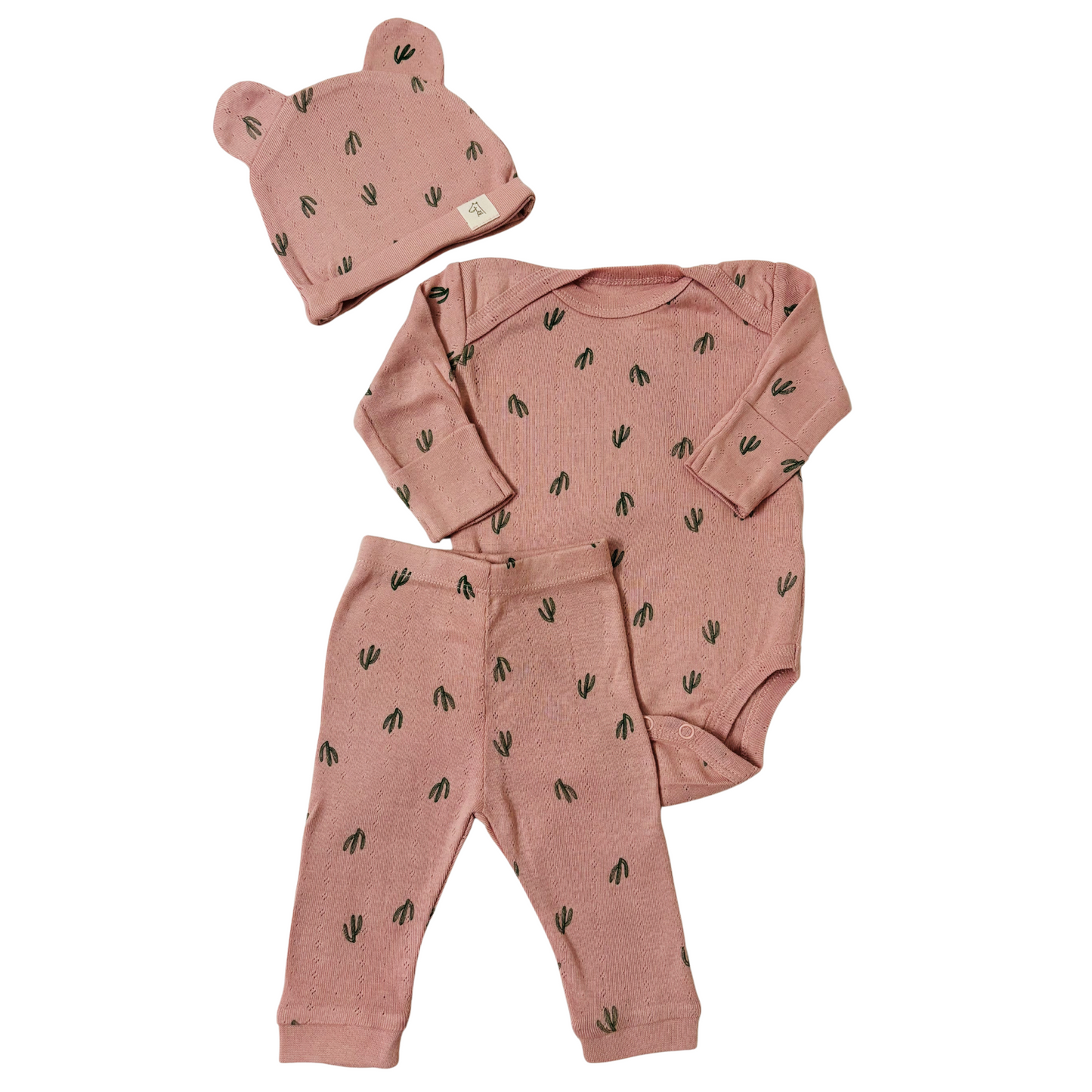 Born Pink - Clothing Set, Swaddles and Bib Combo