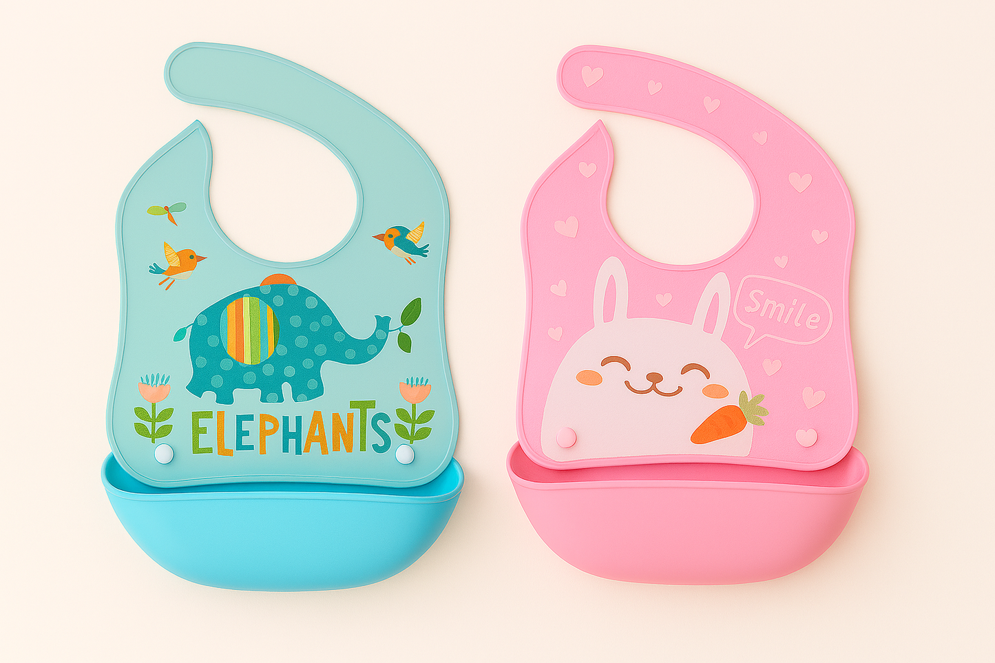 Bunny & Jumbo Bib Buddies