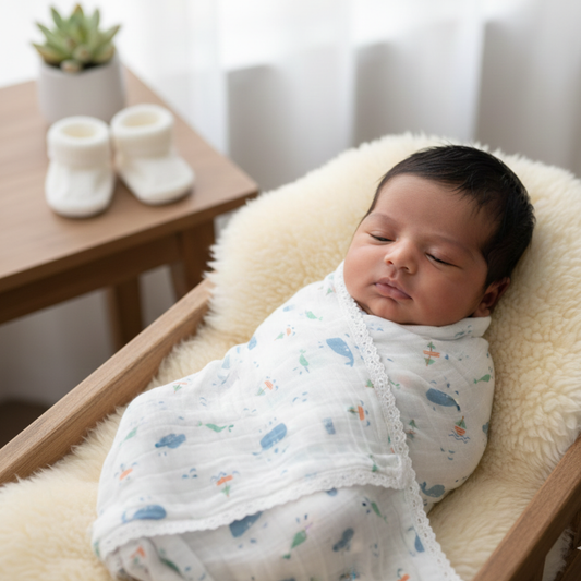 Seaside Snuggles Duo- Set of 2 Baby Swaddles (XL Size)