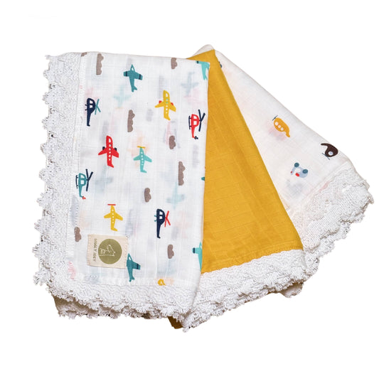 Sunny Up Trio - Pure Cotton Baby Swaddle