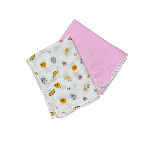 Pinky Promise Duo - Pure Cotton Baby Swaddle (XL)