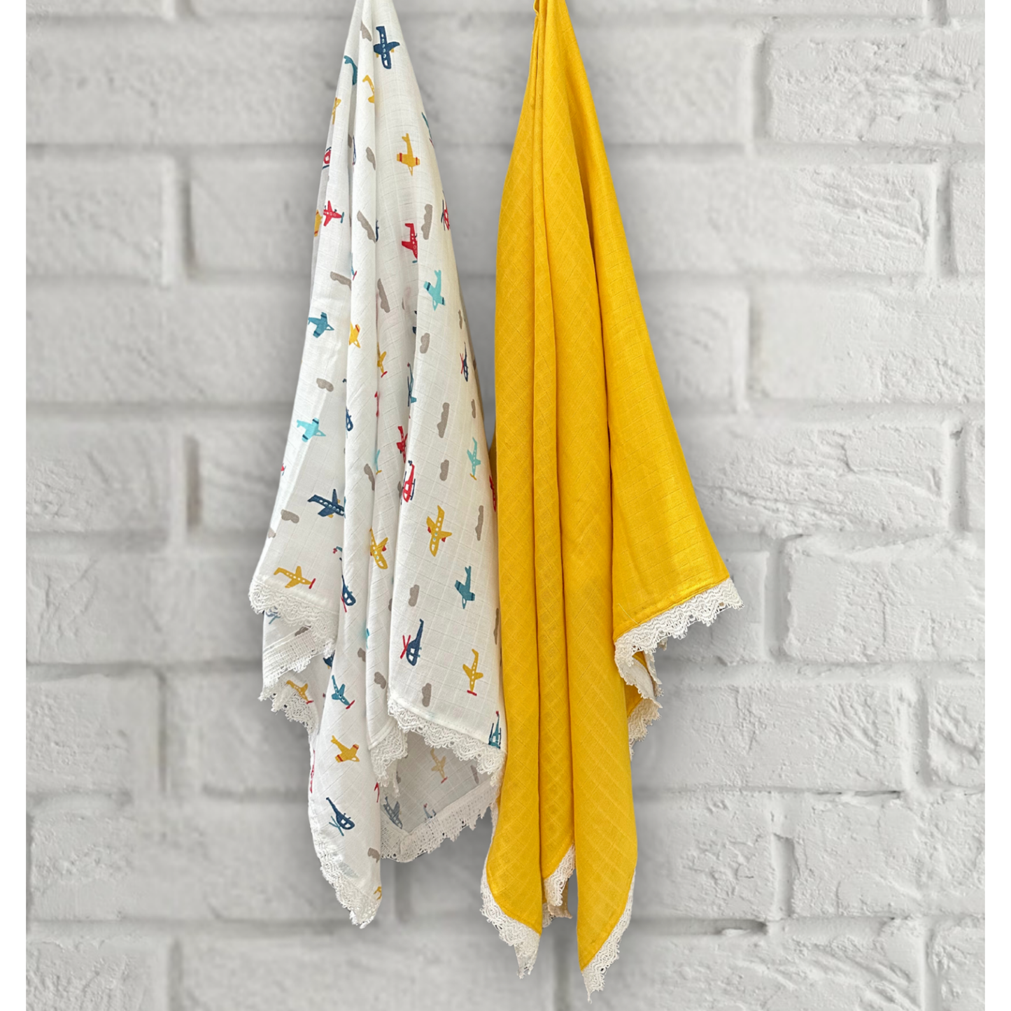 Sunny Skies Duo - Pure Cotton Baby Swaddle