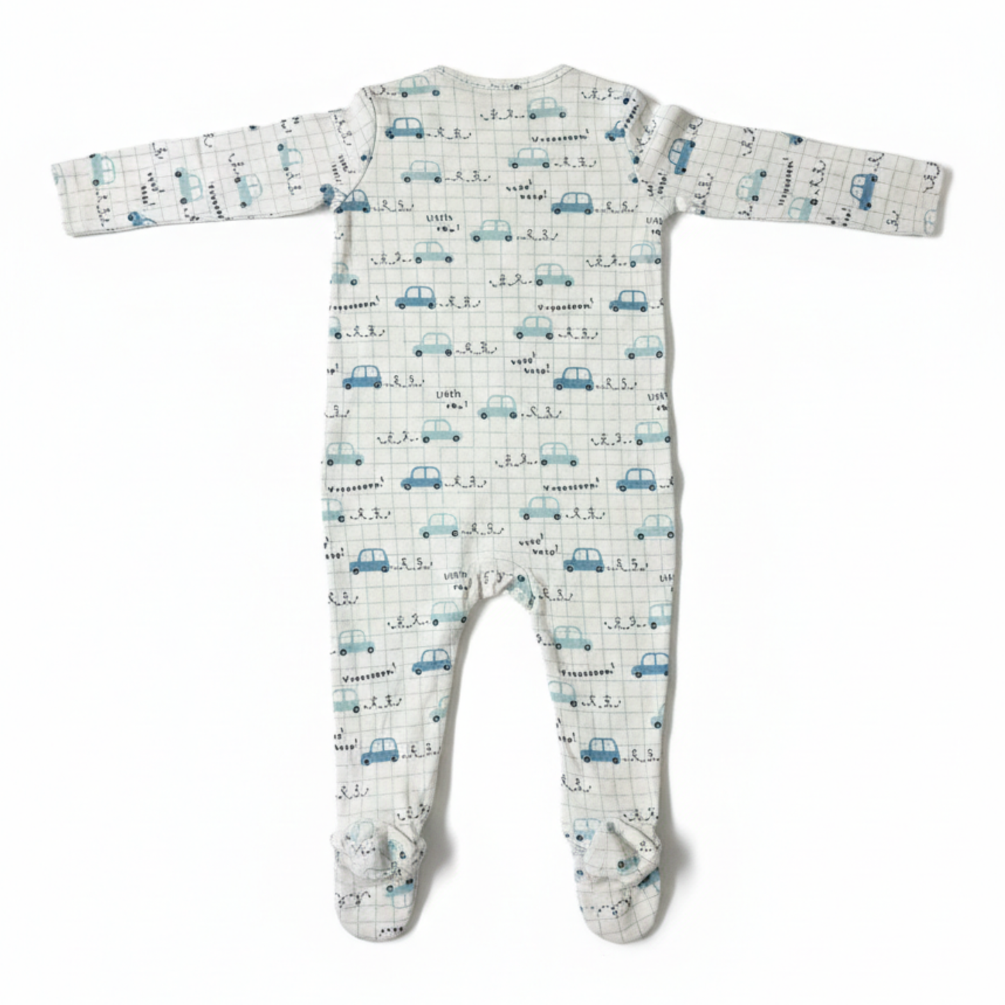 Blue Vroom Onesie